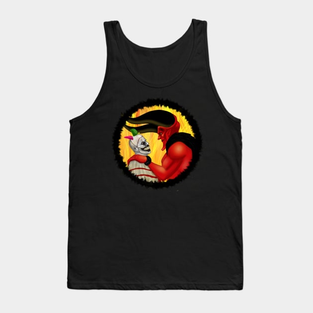 Twisty meets Darkness Tank Top by AndrewKennethArt